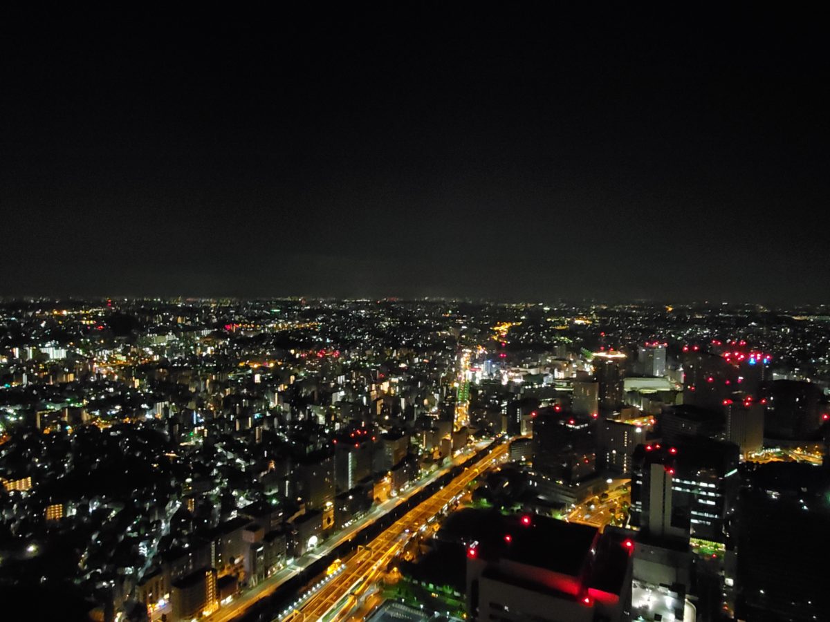 横浜ロイヤルパークホテル　夜景